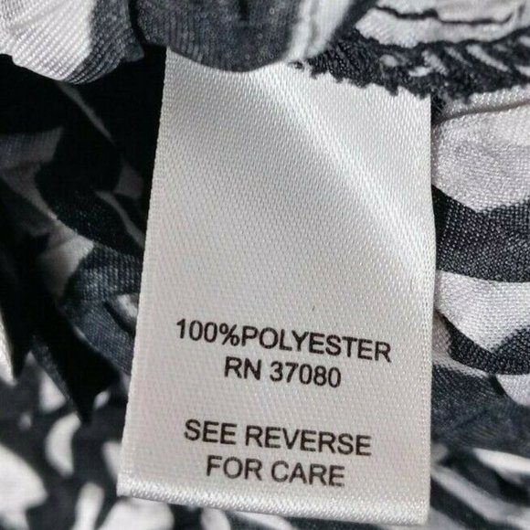 Cato Woman Rouched Blouse With Black & White Zebra Design Size 18/20W - Picture 4 of 4